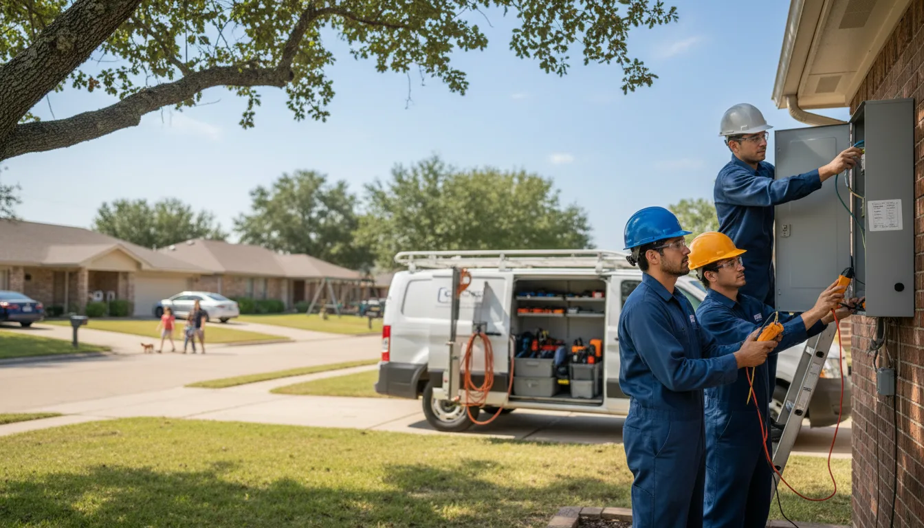 Certified electrician providing emergency electrical services in Mar Lin, PA